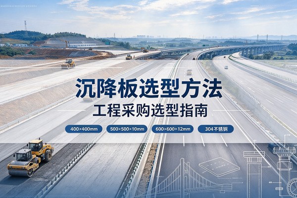 安乡沉降板选择方法