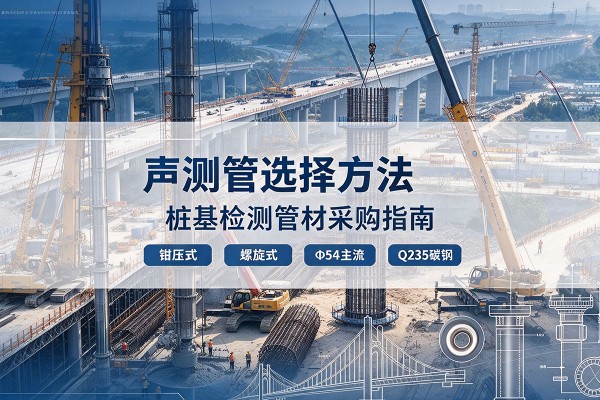 安乡声测管选型标准
