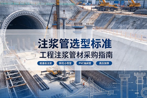 安乡注浆管选型标准