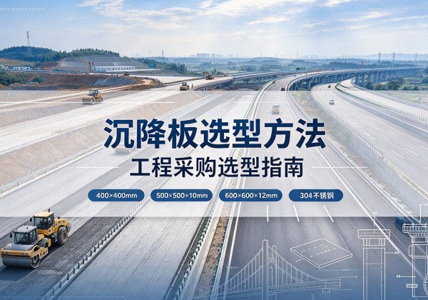 安乡沉降板选择方法